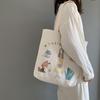 Bolso de lona nuevo para mujer, hombro, coreano, Harajuku, ulzzang, lindo, estudiante japonés, bolso de lona, una generación de cabello