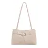 Comercio exterior transfronterizo gran capacidad retro 2026 cuero texturizado cinturón de viaje color sólido nuevo bolso de mano bandolera tote