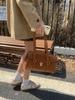 2026 Nueva Bolsa de Hombro Coreana Ins de Nicho para Otoño e Invierno con Textura Casual Retro y Sensación de Lujo Ligero, Bolso de Mano y Bolso Cruzado para Mujer