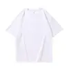 Camiseta de manga corta para mujer, verano, Ins, marca de moda 2025, algodón puro, chic, estilo Hong Kong, holgada, color liso, camiseta básica para hombre