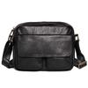Qijia fábrica nova bolsa de ombro de couro masculina bolsa mensageiro de couro fosco feminina moda pequena bolsa quadrada que combina com tudo