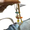 Colgante para Teléfono Móvil Estrella de Dibujos Animados, Cadena para Teléfono Móvil con Cuentas Linda, Colgante para Bolso con Diseño de Nicho, Hebilla de Llave Versátil