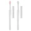 Polvo aurora para manicura, polvo de espejo mágico, aplicador en barra, lápiz labial, sombra de ojos, brocha de silicona, aplicador de purpurina, herramientas para manicura