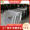 Pared de Celosía de Aleación de Aluminio Celosía Impermeable Celosía de Ventilación de Tubo Celosía Decorativa Celosía Ajustable