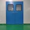 Ventas Directas de Fábrica de Puertas de Acero Purificado, Puertas Limpias de Doble Apertura en Taller Libre de Polvo, Puertas Selladas de Pasaje de Seguridad Ignífugas para Salas Limpias