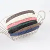 Diadema de Color Puro Estampado Estéreo de Dopamina Versátil Estilo Coreano Borde Delgado Pinza para Lavado de Cara Diadema Linda Mate Morandi