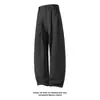 Novedad Otoño 2026 Pantalones Blancos de Pierna Ancha Rectos Estilo Americano M-5XL HK26798-TeP33