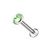 Acero inoxidable rosca interna labio diamante uña anillo de nariz anillo de herradura anillo de labio uña de ceja joyería para piercing venta al por mayor transfronteriza Europa y Estados Unidos
