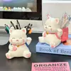 Lindo Portalápices Gato de la Suerte Adornos de Almacenamiento para la Entrada Llaves Escritorio Sala de Estar Estudio Decoraciones Hogar Regalos para Estudiantes