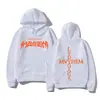 Sudadera con capucha europea transfronteriza Lady Gaga Mayhem Unisex Estética Retro Estampado de Letras Sudadera con capucha
