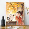 Nueva pintura al óleo digital de Ruyi de caqui, bricolaje, relleno manual, curado, descompresión, regalo de pintura decorativa de gran valor para el cliente