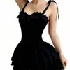 Ropa de dormir sexy estilo europeo y americano para mujer, camisola fina de seda helada para verano con copas, cómoda ropa de estar para mujer