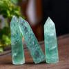 Venta al por mayor de prismas hexagonales de cristal natural del Mar de China Oriental, gemas multienergéticas, artesanías de cristal transfronterizas, columna de cristal de piedra original