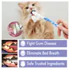 Yegbong Pasta de Dientes V34 para Mascotas Limpieza Bucal Olor a Aliento Sarro Manchas Cuidado de las Encías Pasta de Dientes
