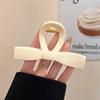 Início da primavera Jelly-feeling Bow Grab Clip Feminino 2025 Novo High-end Shark Clip Hairpin Back Head Clip Acessórios para cabelo