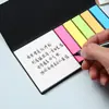 Notas Adhesivas Reutilizables Estilo Piano Creativas Cuidadosamente Seleccionadas, Set de Notas Adhesivas de Papel Kraft, Bloc de Notas Colorido con Logo Desprendible