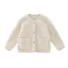 Ropa para niños Princesa Yuanyuan, chaqueta de forro polar para niñas, nuevo modelo 2026, abrigo peludo cálido de invierno para niñas mayores