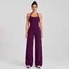Conjunto de Colete Esportivo Cruzado com Gola Halter e Lindo Design nas Costas, Bojo no Peito, Colete Esportivo para Corrida e Yoga, Conjunto de Tops Esportivos Fitness para Mulheres