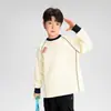Ropa para Niños Zuoxi Sudadera para Niños 2026 Nueva Chaqueta de Otoño para Niños Camiseta de Manga Larga con Cuello Redondo para Niños Mayores Camiseta Base