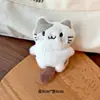 Lindo Peluche de Gato Celebridad de Internet Colgante Muñeca Broche para Mochila de Estudiante Accesorio Llavero de Gato Estilo Japonés