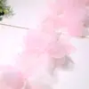 Flor de Encaje Estéreo Gradiente de Organza de 14 cm Accesorios de Pétalos Decorativos DIY para Pasteles Ropa Zapatos y Sombreros