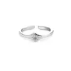 Anillo Abierto Mate de Ocho Puntas para Mujer, Lujo Accesible, Anillo para Dedo Índice de Diseño de Nicho de Gama Alta, Anillo Personalizado de Moda Literario y Artístico