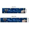 Amazon Transfronteiriço Novo Candelabro Hanukkah Judaico Banner Decoração de Jardim Suprimentos para Festa Tecido de Fundo