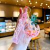 Llavero de Oso Pintado al Óleo Colgante de Campana para Aliviar el Estrés Regalo Venta Directa de Fábrica Mismo Estilo que Xiaohongshu Regalo Lindo y Divertido
