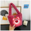 Bolsa de peluche al por mayor de fábrica juguete kulomi bolsa cruzada oso de fresa juguete de peluche bolso de mano japonés Sanrio