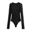 Outono 2023 novo europeu e americano cross-border moda macacão de renda + split calça terno w021 81132