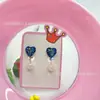 Nuevo clip para oreja de diamante AB con forma de corazón para niña, joyería para oreja de princesa, sin perforación, adecuado para 2-10 años