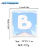 Bandeira de Papel com Encaixe de Cauda de Andorinha Feliz Aniversário Bandeira com Letras FELIZ ANIVERSÁRIO Decoração de Aniversário Infantil
