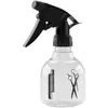 Tijeras de peluquería regadera con atomizador botella rociadora transparente maquillaje press barbería 250ml tijeras regadera