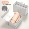 Regalo para el Día del Maestro Caja de Regalo de Alta Gama Revestimiento Cerámico Acero Inoxidable 316 Taza de Café de Lirio del Valle Taza Térmica Regalo para Mujer