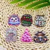 Venta Caliente Transfronteriza Acrílico Dibujos Animados Té de Leche Vaca Vaca Biye Girasol Erizo Lindo Almohada Parche Decorativo
