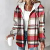2024 Europeo y Americano Casual Aliexpress Amazon Más Vendido para Mujer Cuadros Grandes Ropa de Abrigo para Mujer Cuadros Otoño e Invierno Nuevo Estilo