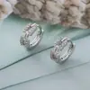 Pendientes de cadena geométricos para mujer, pendientes de aro, accesorios para la oreja con un diseño único y elegante, estilo nuevo, simple y versátil