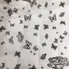 Ropa de Algodón de Invierno Tejido Bordado Impreso Digitalmente Mariposa Negra Equipaje Acolchado Tejido Acolchado Bolsa de Almacenamiento Tejido Decorativo