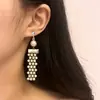 Novo Colar Pingente de Pérola com Diamante Flash Conjunto de Colar e Brincos de Luxo Leve de Alta Qualidade