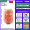 YS-garrafa King pet Net garrafa de chá de leite vermelho pop pode suco transparente garrafa de bebida plástico descartável fábrica impressão
