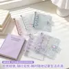 A7M5 Novo Caderno de Diário Guka com Binder Transparente de Botão Único Álbum de Fotos Polaroid Livro de Armazenamento Capa Macia de PVC