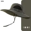 Sombrero de Pescador de Verano con Protección Solar para Montañismo para Hombre, Sombrero para Exteriores con Ala Ancha para Pesca en Verano