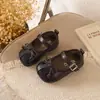 Zapatos de piel sintética estilo coreano inspirados en Chanel para niña, colección primavera/otoño 2026, zapatos Mary Jane de suela blanda tipo princesa para niñas pequeñas