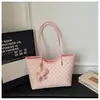 2026 Nova Bolsa Feminina Bolsa de Ombro Único Tendência Casual Versátil Grande Capacidade Bolsa de Ombro Único Bolsa Tote Estampada Fashion