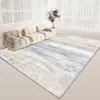 Novo Estilo Chinês Luxo Leve Tinta Arte Abstrata Tapete para Sala de Estar Simples Moderno Quarto ao Lado da Cama Cobertor Completo Estilo Nacional Tapete de Chão