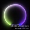Collar LED Emisor de Luz Transfronterizo Amazon Fibra Óptica PVC Collar para Mascotas Nocturno Suministro Directo de Fábrica Mayoreo