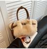 2026 Novas Bolsas de Moda Transfronteiriças, Bolsas Transversais para o Dia a Dia, Bolsas de Pelúcia, Bolsas de Ombro Texturizadas, Bolsas de Mão Tipo Saco com Design de Nicho