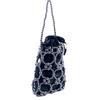Bolso Pequeño Nuevo de Moda Estilo Occidental Bolso de Perlas Bolso de Perlas Plateadas Bolso Hueco de Color Sólido Bolso de Mano Japonés y Coreano Versátil Bolso