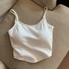 TikTok Summer Novo Design Sense Niche Spice Girls' Sling Strap Slim-fit Sexy Pure Desire Wind Showless Back Wrap Peito Linda Costas Roupa Interior