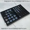 Caja Transparente para Joyería Piedra Desnuda Anillo de Diamante Caibao Fideos Wen Jugar Tarjeta de Jade Cuenta de Buda Almacenamiento Xizang Bolsa Cuadrada de Exhibición con Asa